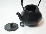 Nambu المشغولات الحديدية, غلاية حديدية - نوع ابريق شاي (ثنائي الاتجاه), MIYABI, black, 0.4L