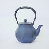 Nambu Ironware, Iron kettle, MIYABI, blue, 1.0L